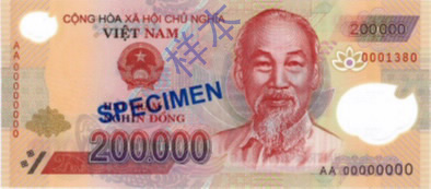 越南盾(越南国家银行)