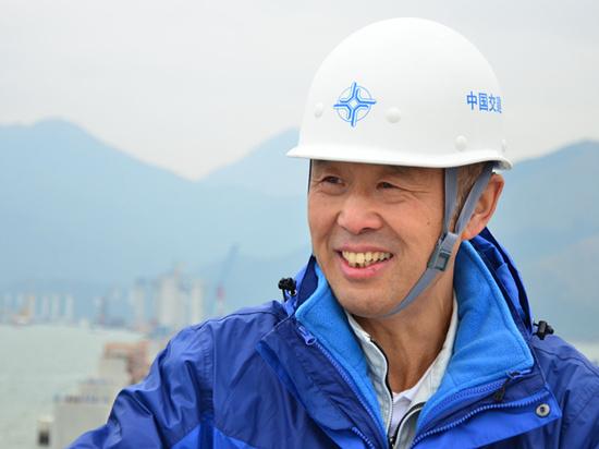 中国交建总工程师、港珠澳大桥岛隧项目总经理林鸣