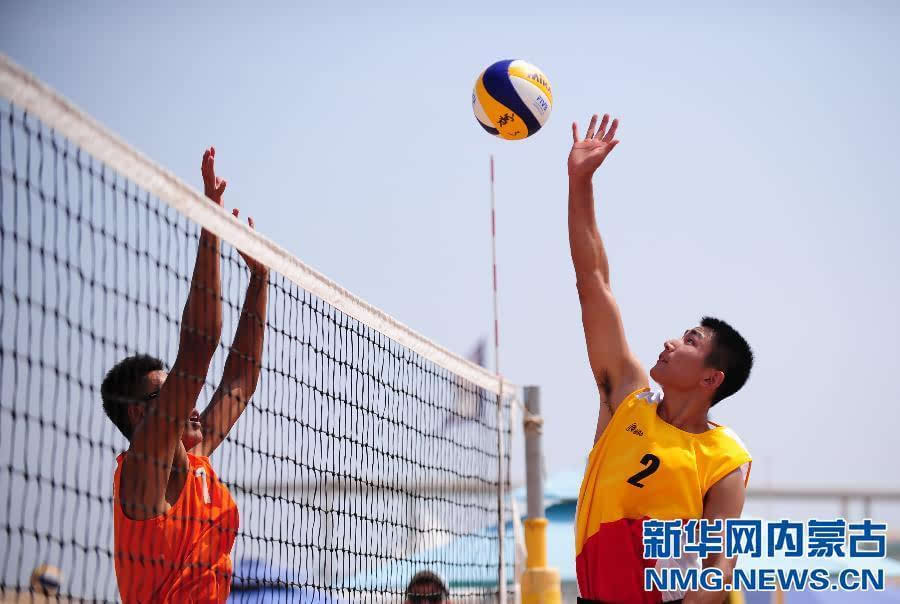 （体育）（1）排球——第十一届中国大学生沙滩排球锦标赛锦标赛(组图)