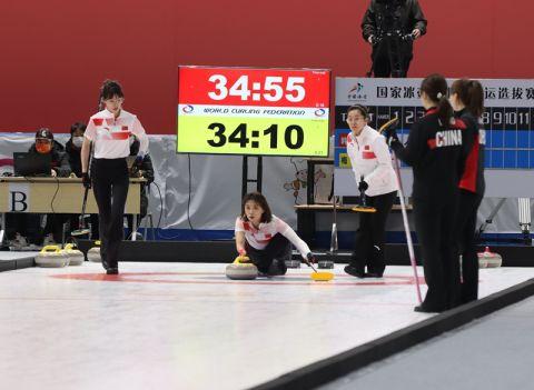 北京头条:冰壶国家集训队奥运选拔赛紧张进行3支队伍捉对厮杀
