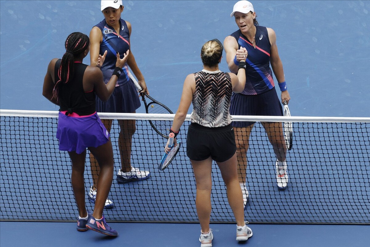 好消息！中国金花集齐四大满贯女双冠军，美网女子赛场刮起中国风