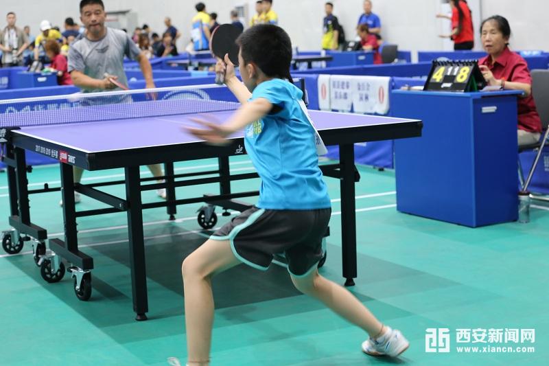 “一带一路”陕西2021宝鸡“百合杯”乒乓球大奖赛开幕