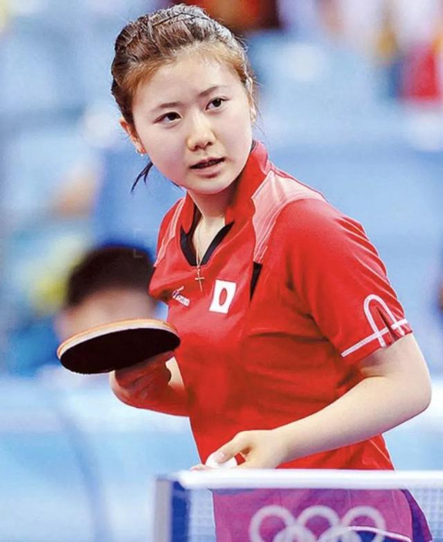 2021年，日本原乒乓球国手爱出现在东京奥运会比赛