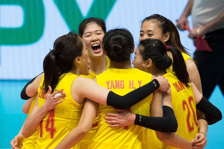中国女排3:2胜德国获瑞士女排精英赛首胜